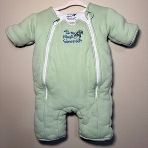 Baby Merlin's Magic Sleepsuit - Mint Green Size Large 6-9 Months